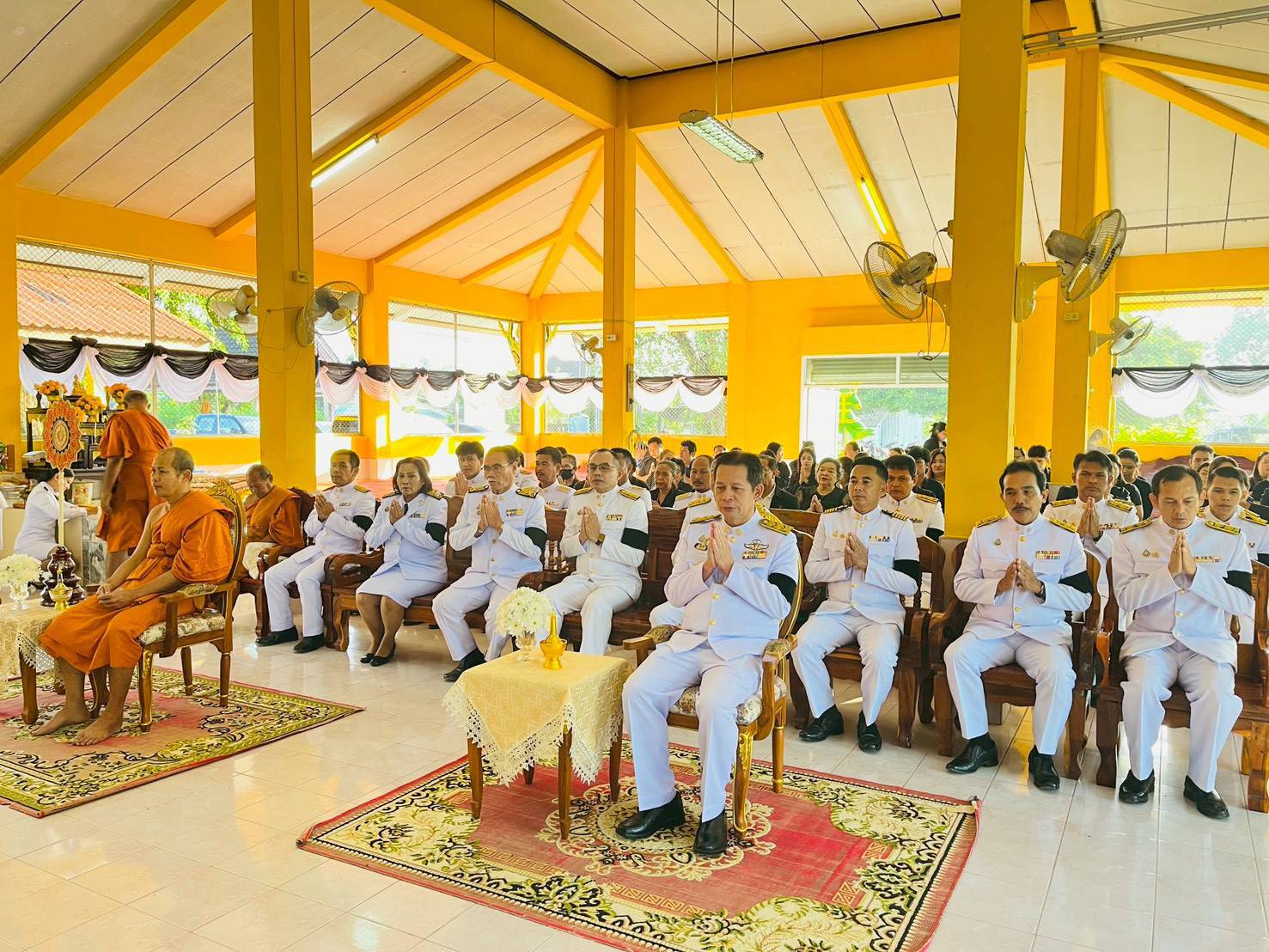 จัดพิธีบำเพ็ญกุศลในวาระครบ 100 วัน (สตมวาร) แห่งการสวรรคต ถวายเป็นพระราชกุศล แด่สมเด็จพระนางเจ้าสิริกิติ์ พระบรมราชินีนาถ พระบรมราชชนนีพันปีหลวง