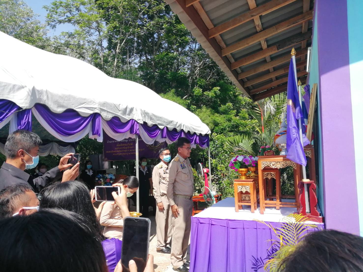 พิธีเปิดและส่งมอบบ้านกาชาดจังหวัดพัทลุง